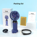 Mini Ventilador Portátil de Mão Dobrável Digital USB Recarregável