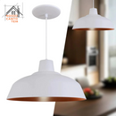 Luminária Pendente Retro em Alumínio - Industrial Rústico