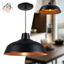 Luminária Pendente Retro em Alumínio - Industrial Rústico