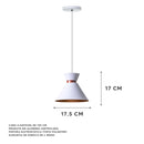 Luminária Pendente Interno Dubai em Alumínio