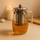 Chaleira de Vidro com Infusor Inox – 600ml