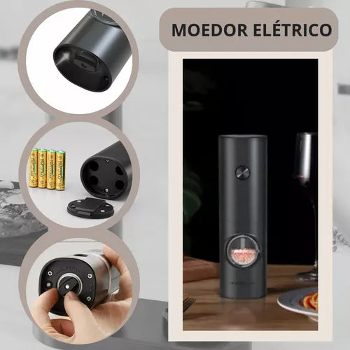 Moedor Elétrico de Condimentos Automático