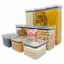 Potes Herméticos Empilháveis de Acrílico | 9 Unidades