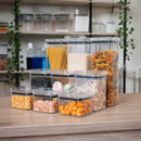 Potes Herméticos Empilháveis de Acrílico | 9 Unidades