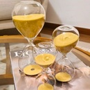 Ampulheta de Vidro Decorativa