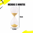 Ampulheta de Vidro Decorativa