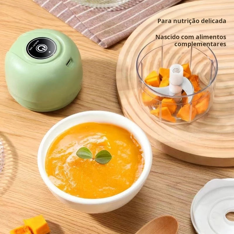 Mini Processador Elétrico de Alimentos