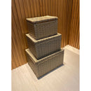 Kit Baús Organizadores Multiuso em Fibra Sintética