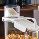 Pote Hermético em Acrílico com Tampa e Copo Medidor