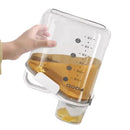 Pote Hermético em Acrílico com Tampa e Copo Medidor