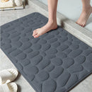 Tapete de Banheiro – Decoração em Relevo de Paralelepípedos