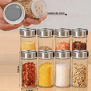 Porta Tempero Giratório Inox