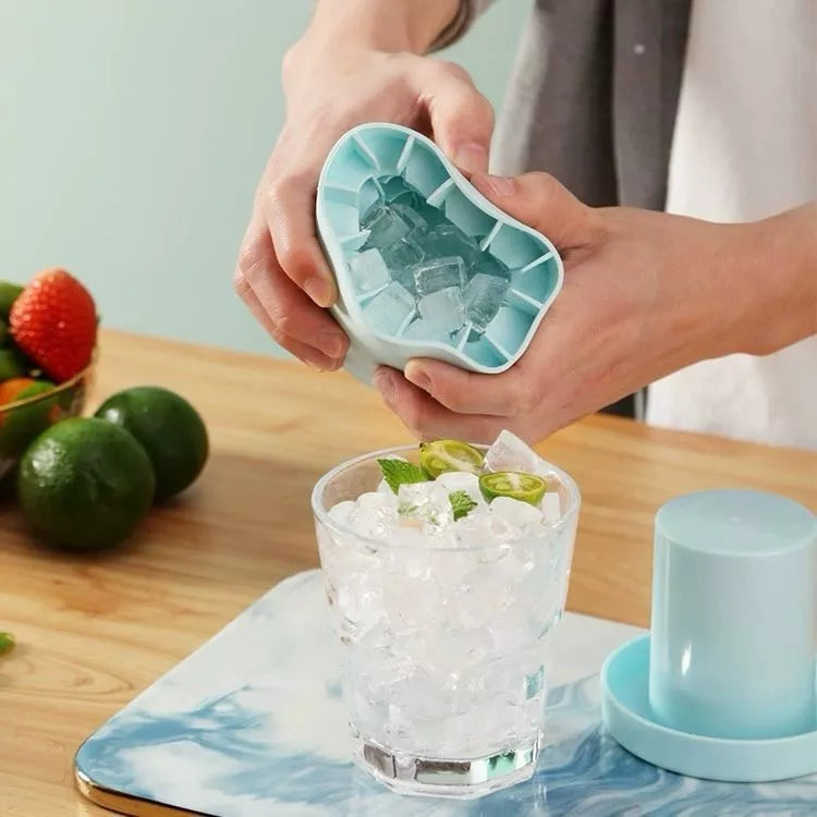 Molde de Silicone para Cubos de Gelo