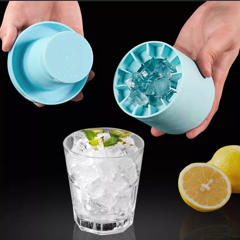 Molde de Silicone para Cubos de Gelo