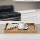 Bandeja Retangular de Bambu com Arco ou Alça Reta