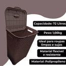 Cesto de Roupa Suja 72 Litros