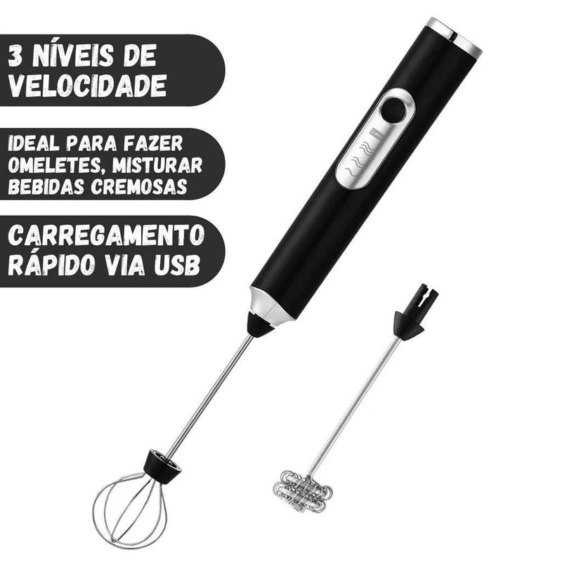 Batedor Misturador Mixer Elétrico 2 em 1
