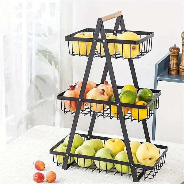 Fruteira de Mesa Premium Aramada Multiuso