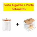 Porta Algodão e Cotonete Elegante