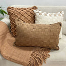 Kit Almofadas Cordão Caramelo Macramê Artesanal