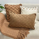 Kit Almofadas Cordão Caramelo Macramê Artesanal