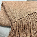 Kit Almofadas Cordão Caramelo Macramê Artesanal