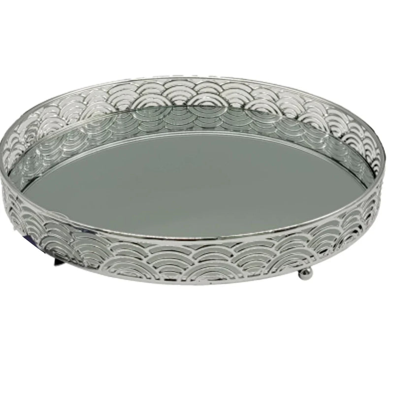 Bandeja Espelhada Linha Premium Decorativa