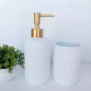 Kit Banheiro Lavabo em Porcelana