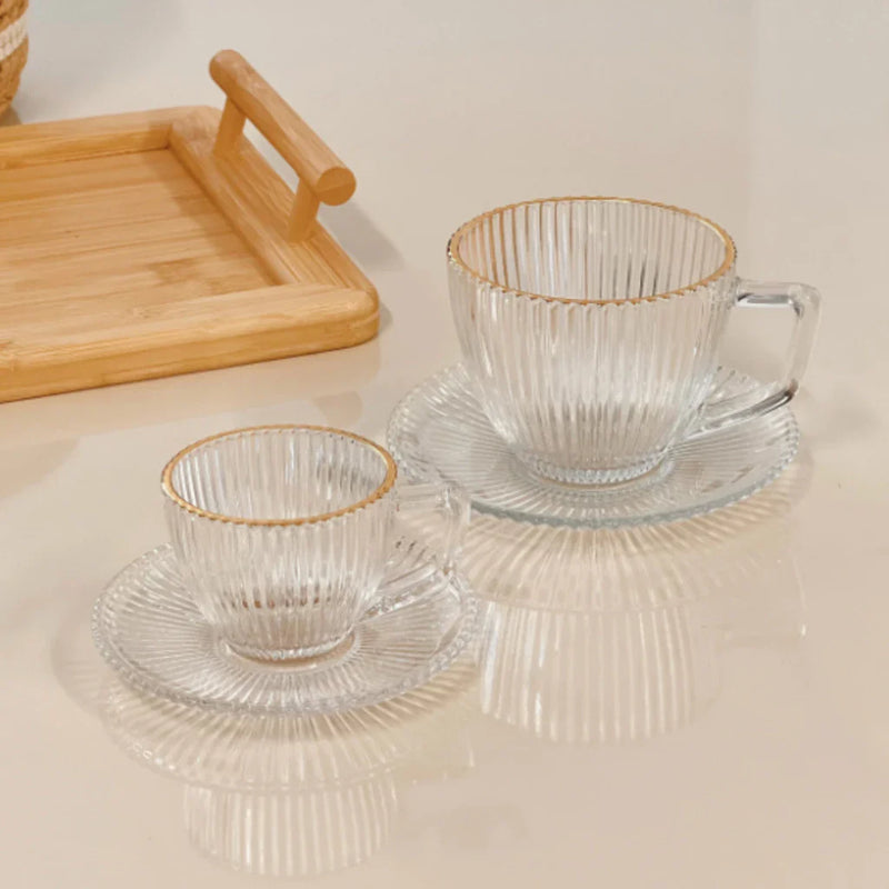 Jogo de 6 Xícaras de Café Elegance