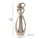 Estatueta Afetiva de Casal Abraçados