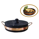 Frigideira De Pedra Sabão 20 Cm De Diâmetro