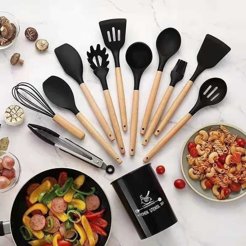Jogo de Cozinha com 12 Peças em Silicone