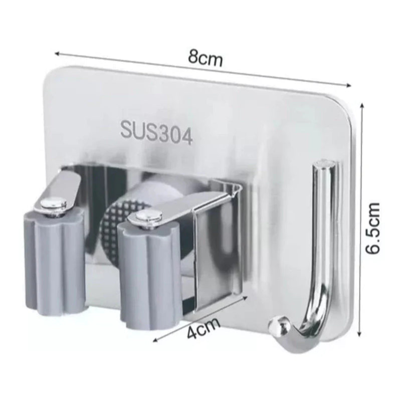 Kit 4 Suportes Ganchos para Pendurar Utensílios