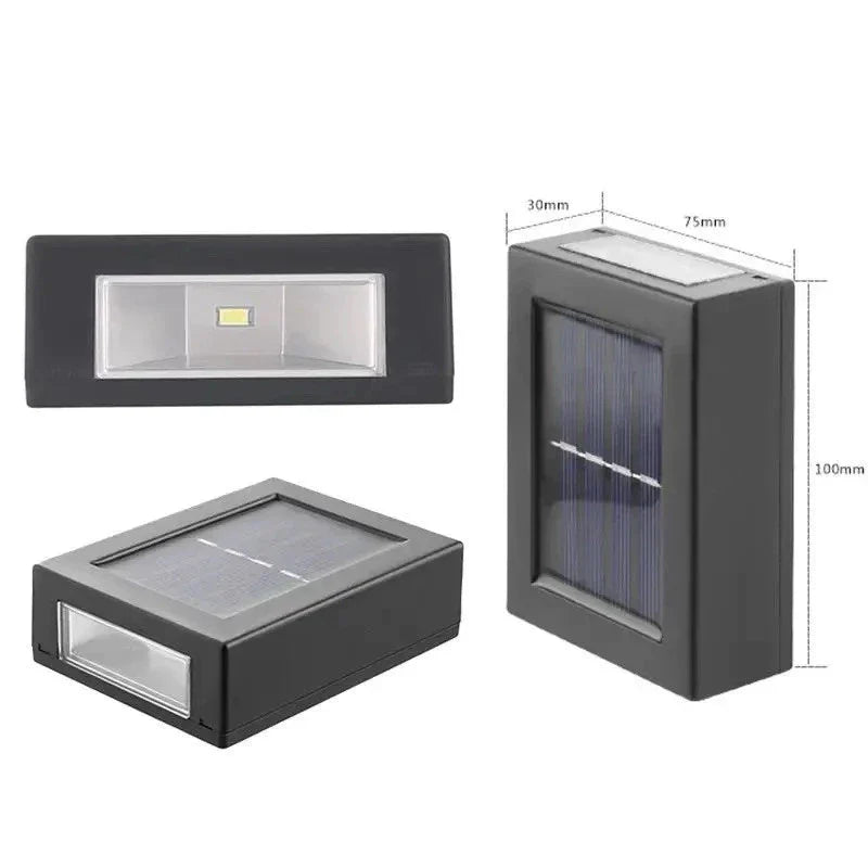 Kit 8 Luminárias LED Arandela Solar