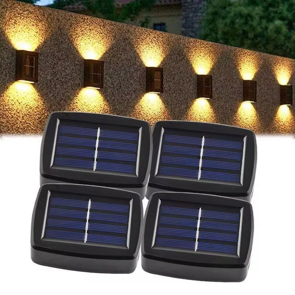 Kit 8 Luminárias LED Arandela Solar